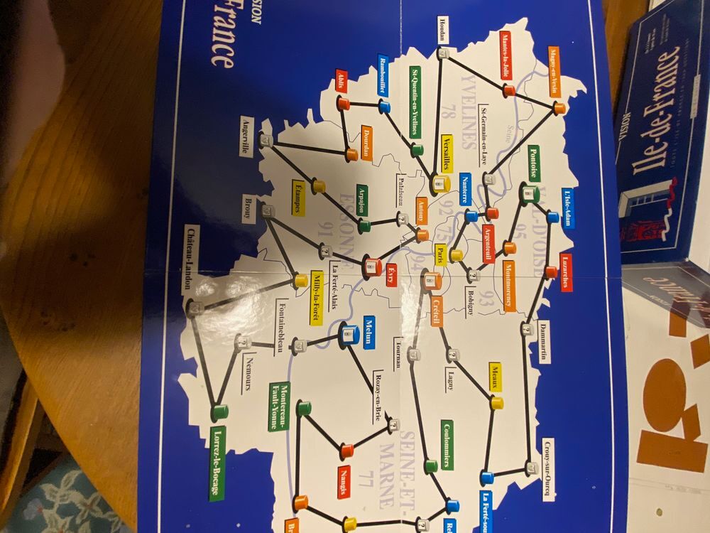 Jeu De Soci&eacute;t&eacute; Vision &Icirc;LE DE FRANCE &Eacute;tat Neuf 
2000 question Jeux / jouets