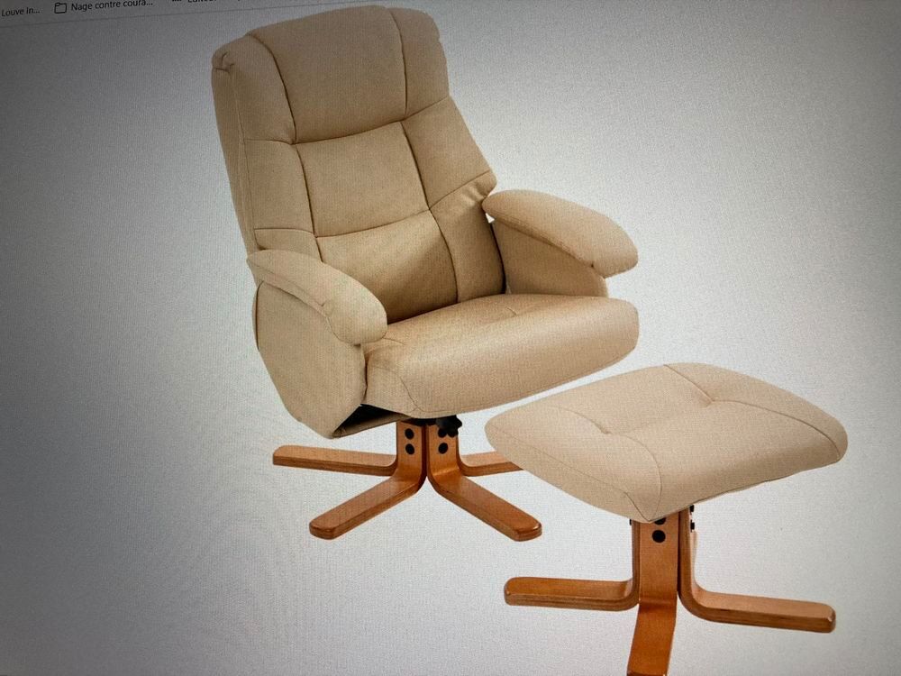 Fauteuil de relaxation avec repose-pied Meubles