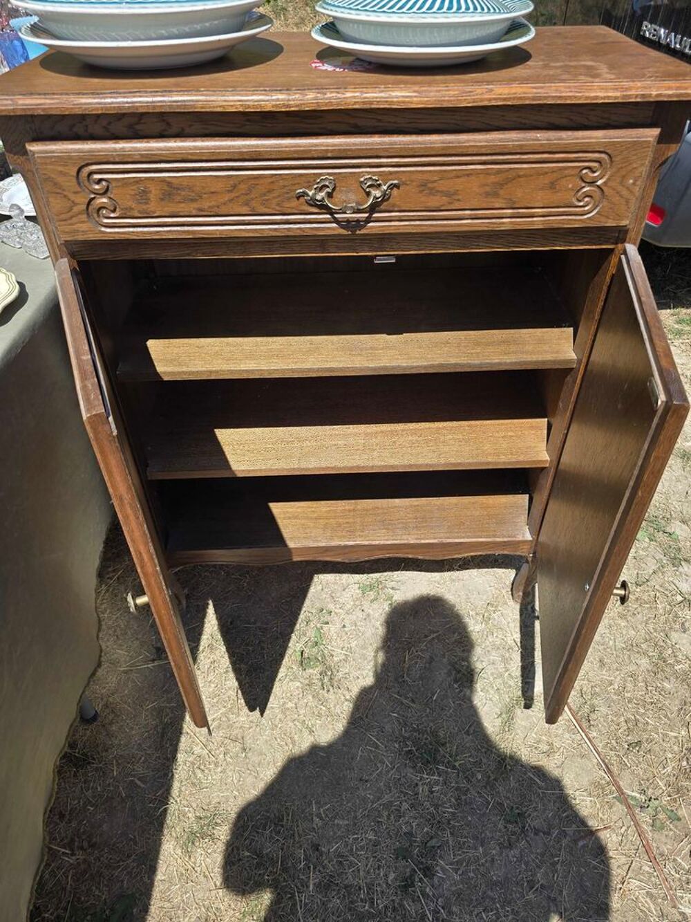 petit meuble entr&eacute;e avec tiroir et 2 porte Meubles
