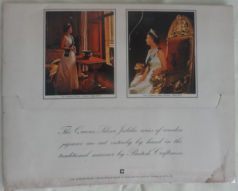 PUZZLE 300 P. BOIS ED. FOR SILVER JUB. QUEEN ELISABETH II 