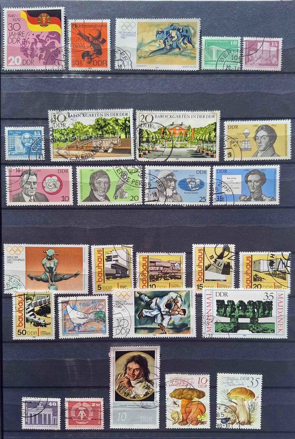 S&eacute;rie de timbres de collection d'Allemagne ter 