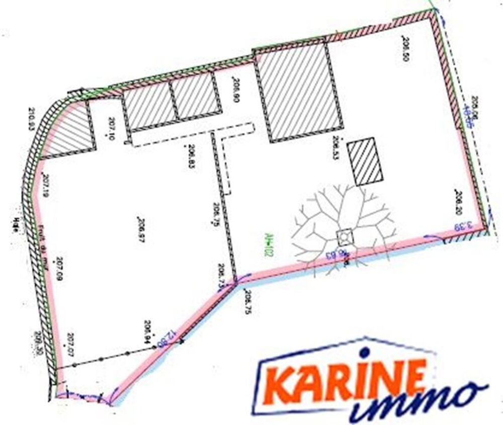 Vente Terrain Terrain - 568m ² Parcieux