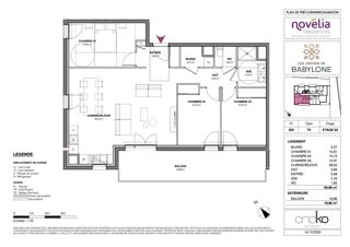  Appartement � vendre 4 pi�ces 86 m�