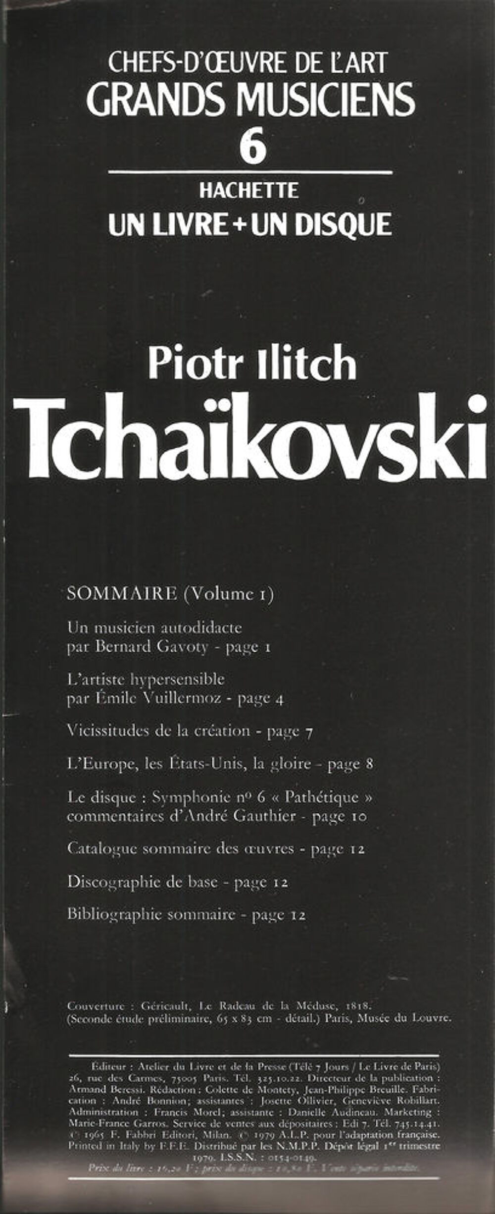Tcha&iuml;kovsky ? Symphonie n&deg;6 Path&eacute;tique Wilhelm Furtw&auml;ngler CD et vinyles