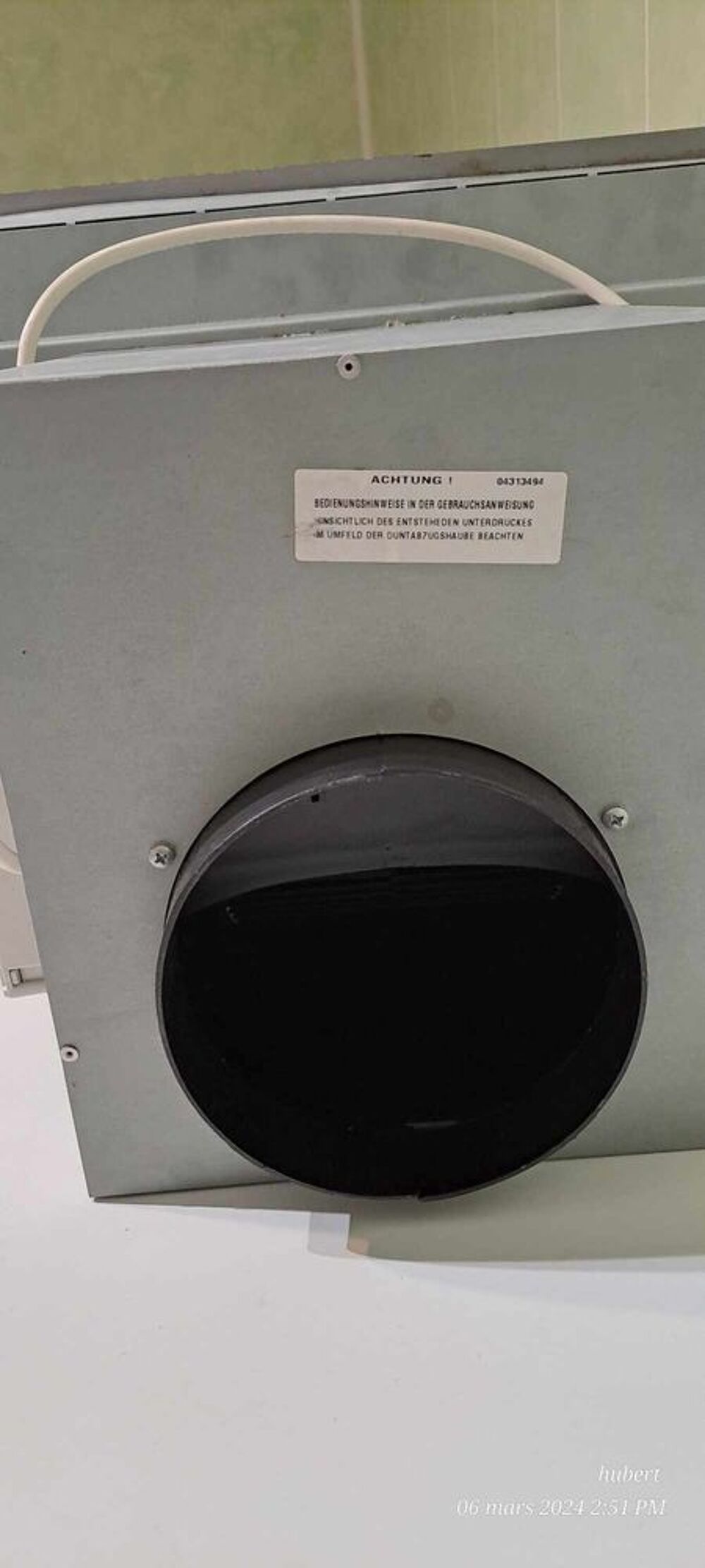 hotte encastrable Electroménager