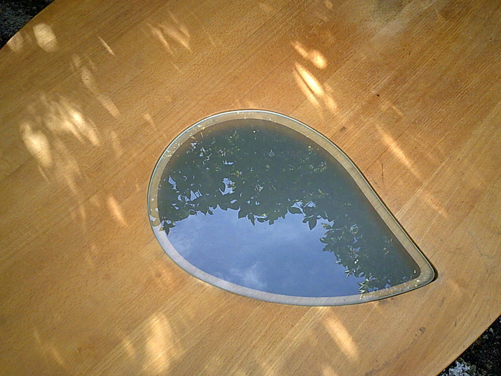 table basse en orme massif "&eacute;dition SELTZ " Meubles