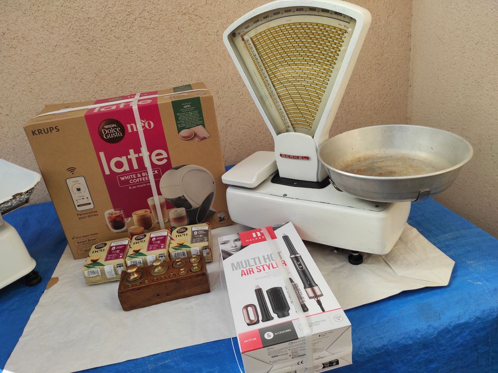 Machine caf&eacute; Nescaf&eacute; Dolce Gusto balance testut berkel boite Bricolage