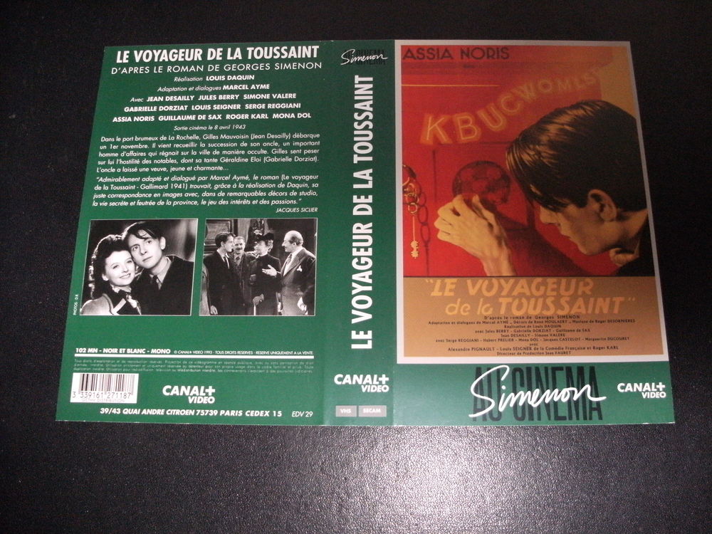 Film : " Le voyageur de la toussaint " DVD et blu-ray