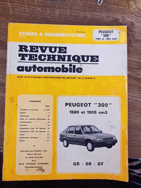 revue technique automobile Peugeot Saint-Prix (95)