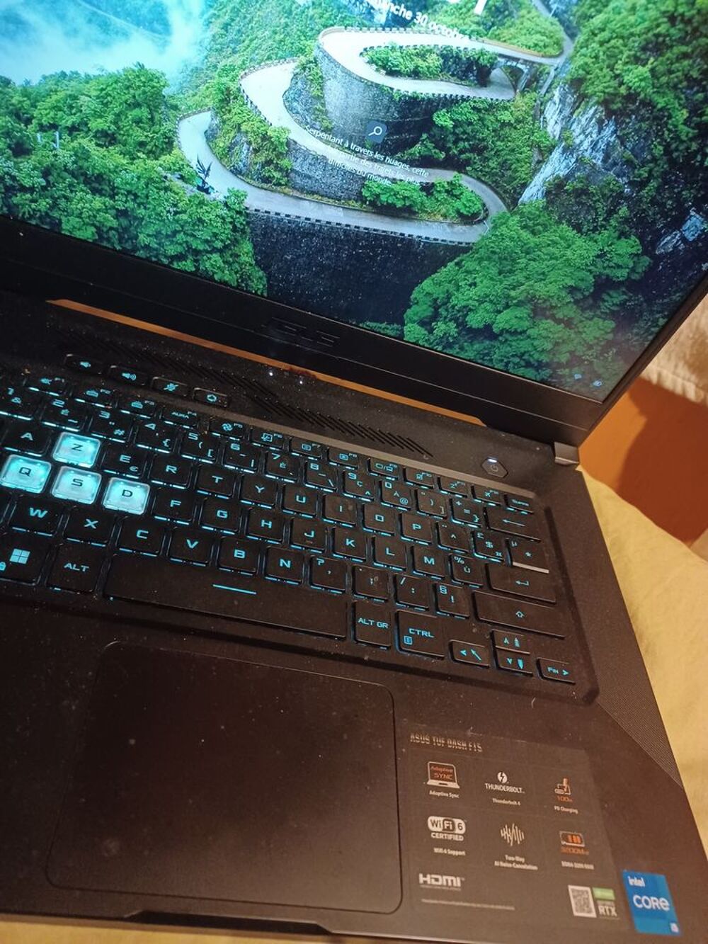 Pc portable gamer asus tuf dash Matériel informatique