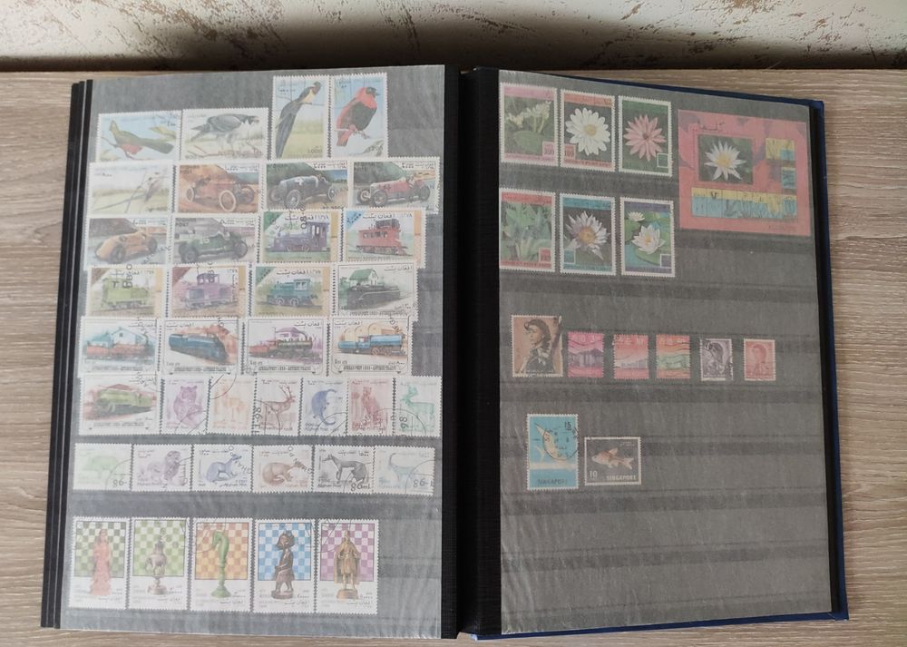 Collection de timbres 