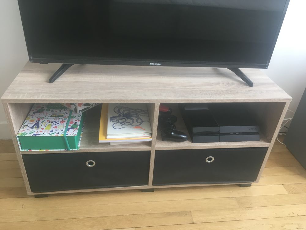 Meuble t&eacute;l&eacute; en bois style scandinave Meubles
