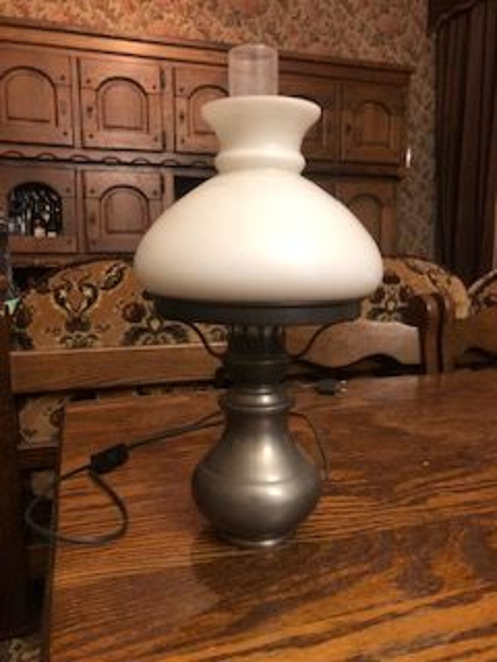 lampe pied &eacute;tain Dcoration
