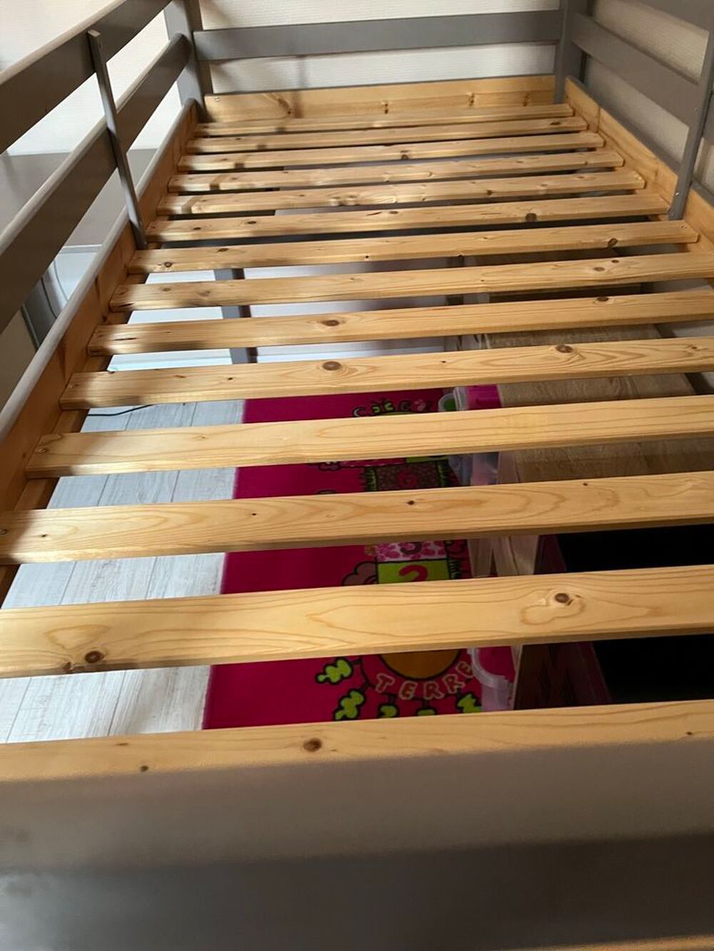 lit mezzanine enfant mi hauteur Meubles