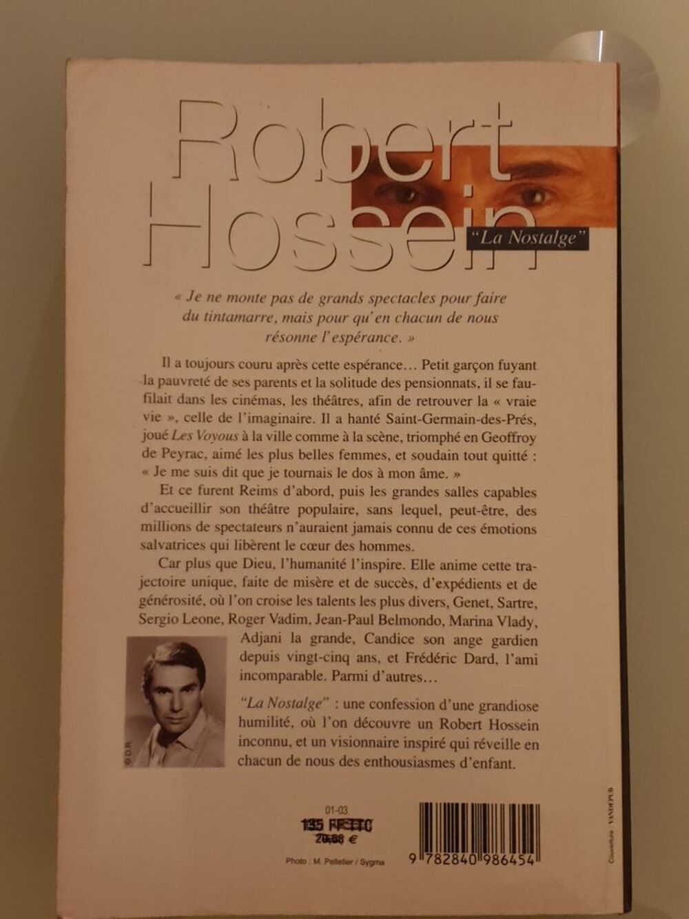 La Nostalge - robert hossein
Marseille 9 eme Livres et BD