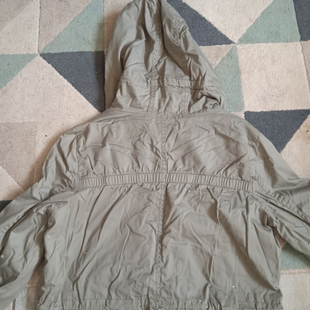 Parka doubl&eacute;e T 38 marque Cama&iuml;eu, capuche, 100% coton Vêtements