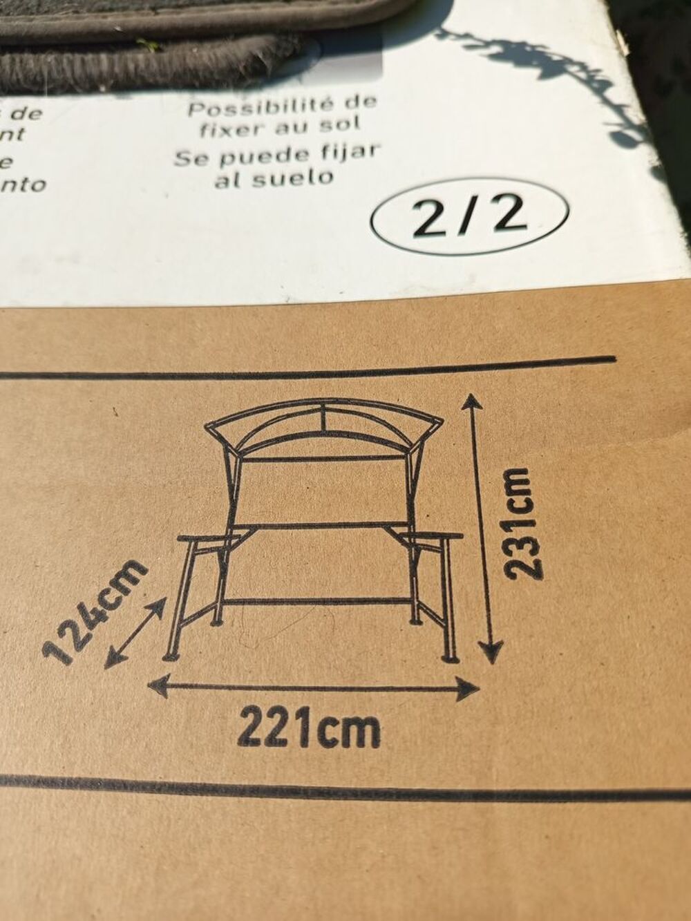 Pergola et abri de barbecue neuf Jardin