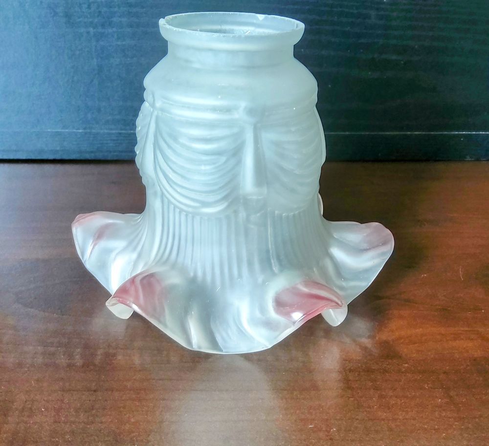 Abat-jour - Tulipe vintage en verre Décoration