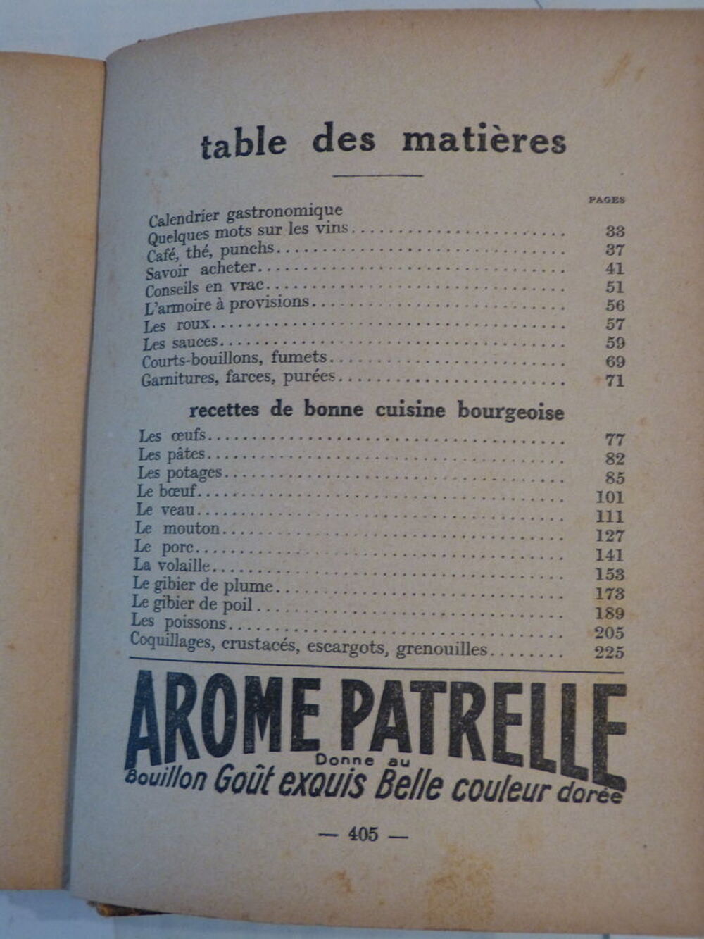A TABLE CHEZ TANTE CLAIRE Livres et BD