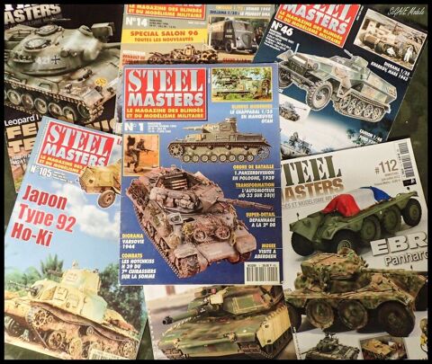 revue steel masters maquette mod�lisme diorama WW2 blind� 2.5 Sailly-en-Ostrevent (62)