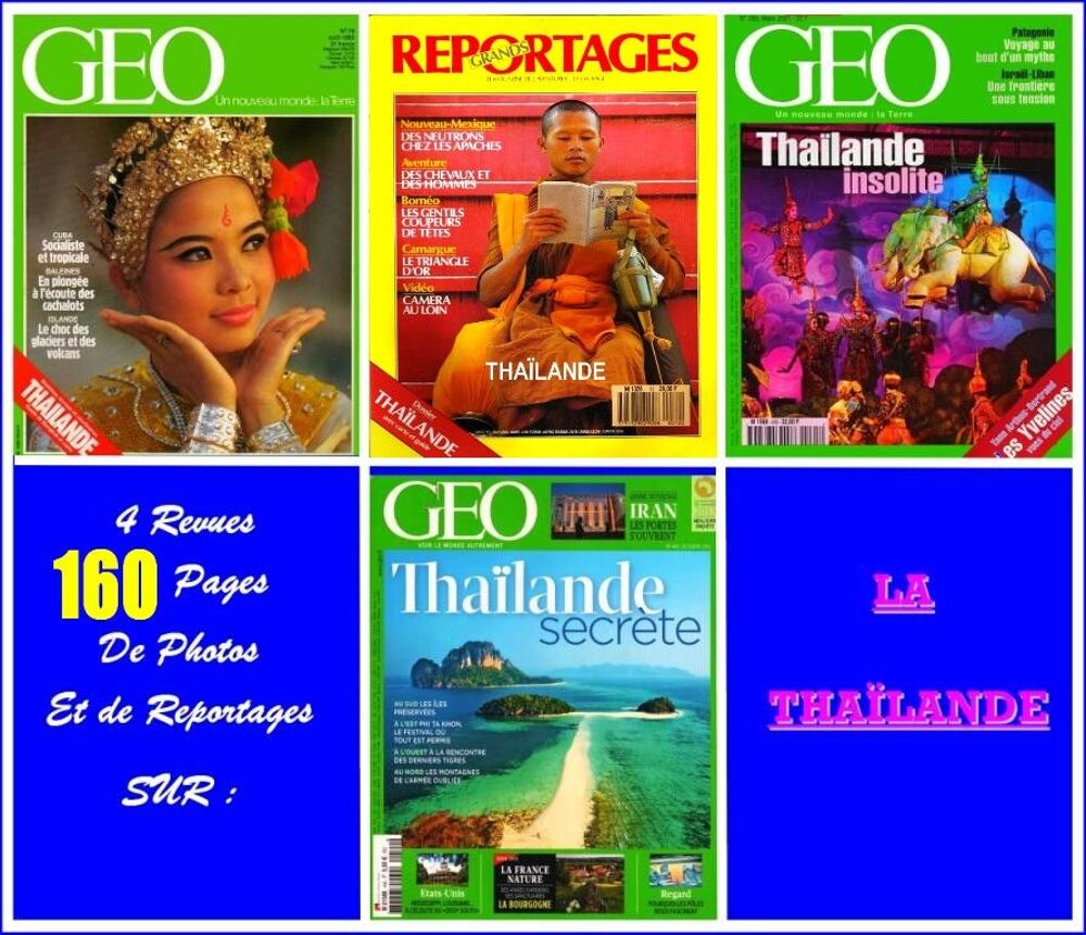 THA&Iuml;LANDE - g&eacute;o - BANGKOK / prixportcompris Livres et BD