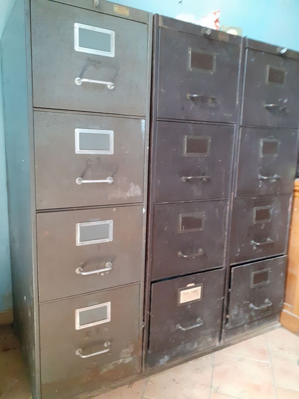 CASIER METALLIQUE INDUSTRIEL 3 TIROIRS Meubles