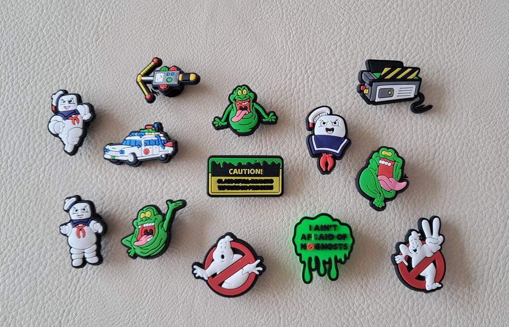 lot de pin's pins broche silicone ghostbusters sos fant&ocirc;mes Bijoux et montres