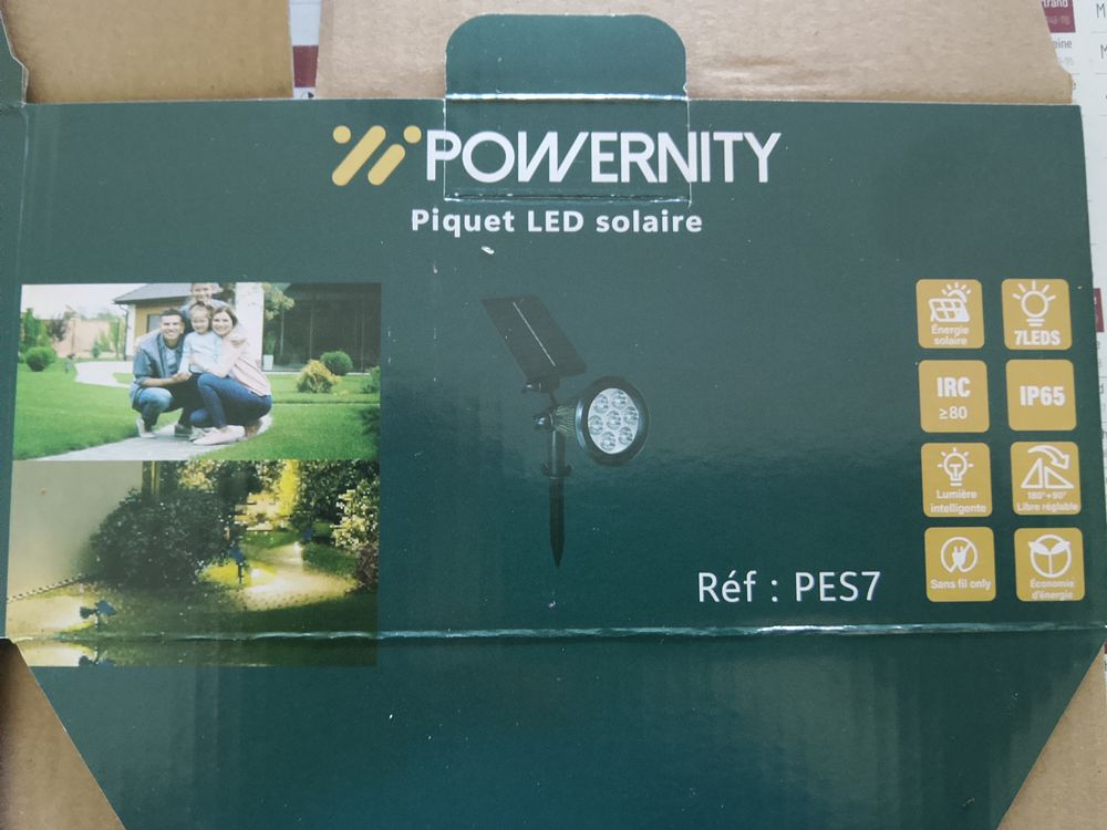 Piquets Spots Solaires a Led 1,5 watts Jardin