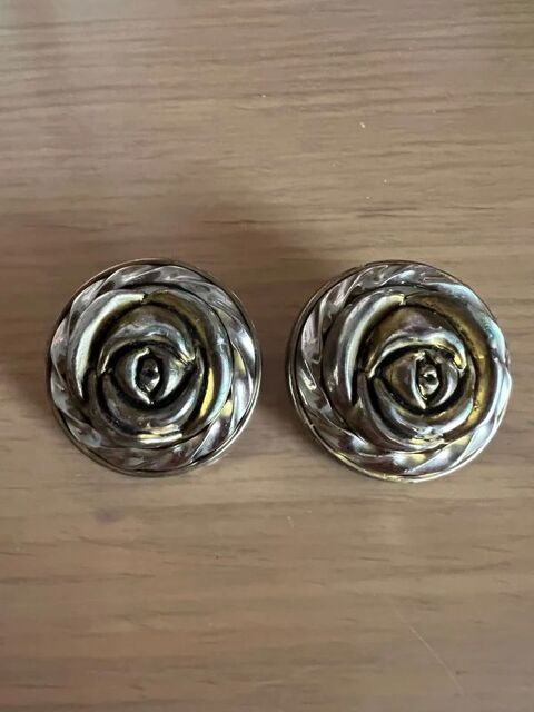 Boucles Oreilles Clip Fleur Vintage. Sans Perçage. Bon État 1 Céret (66)