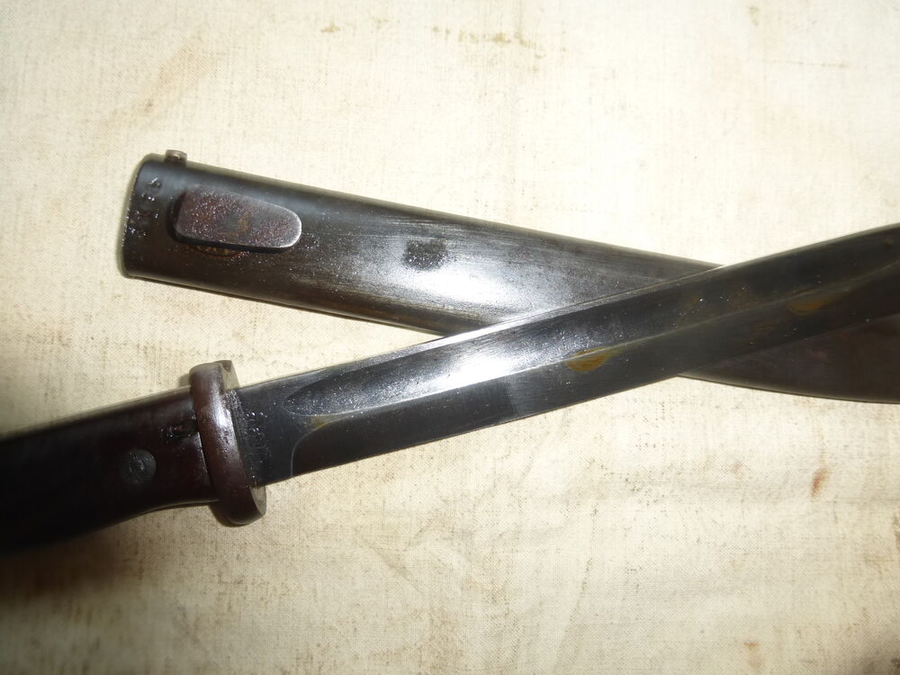 Baionnette Mauser 98k ww2 44 asw 1944 Num&eacute;ros Idem 