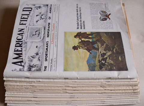 17 revues sportives AMERICAN FIELD anciennes tb �tat 12 Saint-Clair-sur-Galaure (38)