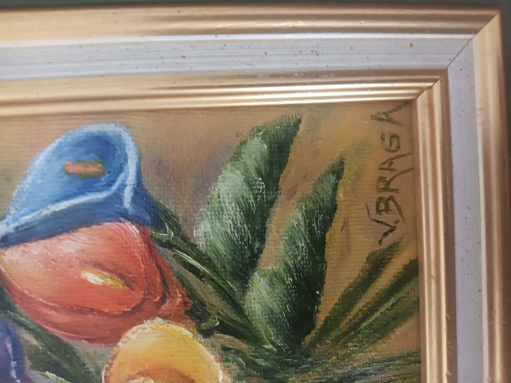 lot de 3 tableaux peinture acrylique 25cm*20cm Décoration