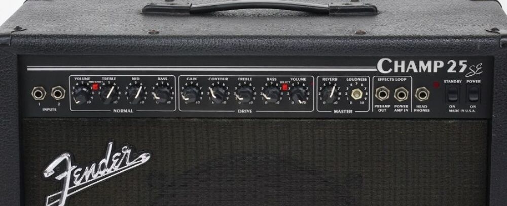 ampli Fender &agrave; lampes Champ 25 SE Instruments de musique