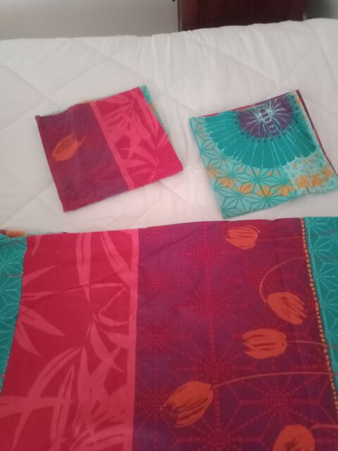 Housse de couette et taies d'oreillers 4 Vichy (03)