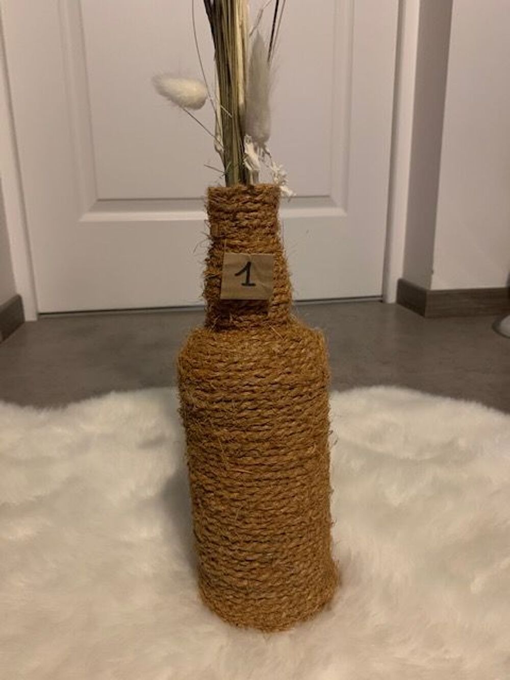 VASE BOUTEILLE EN VERRE Décoration