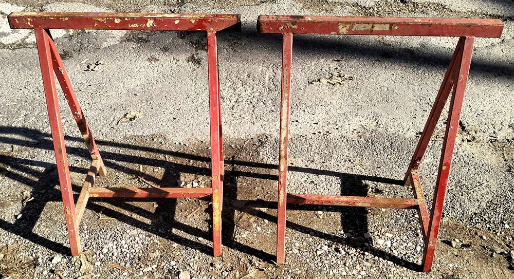 treteaux metal atelier h 73 x L 61 x L 42 cm Bricolage