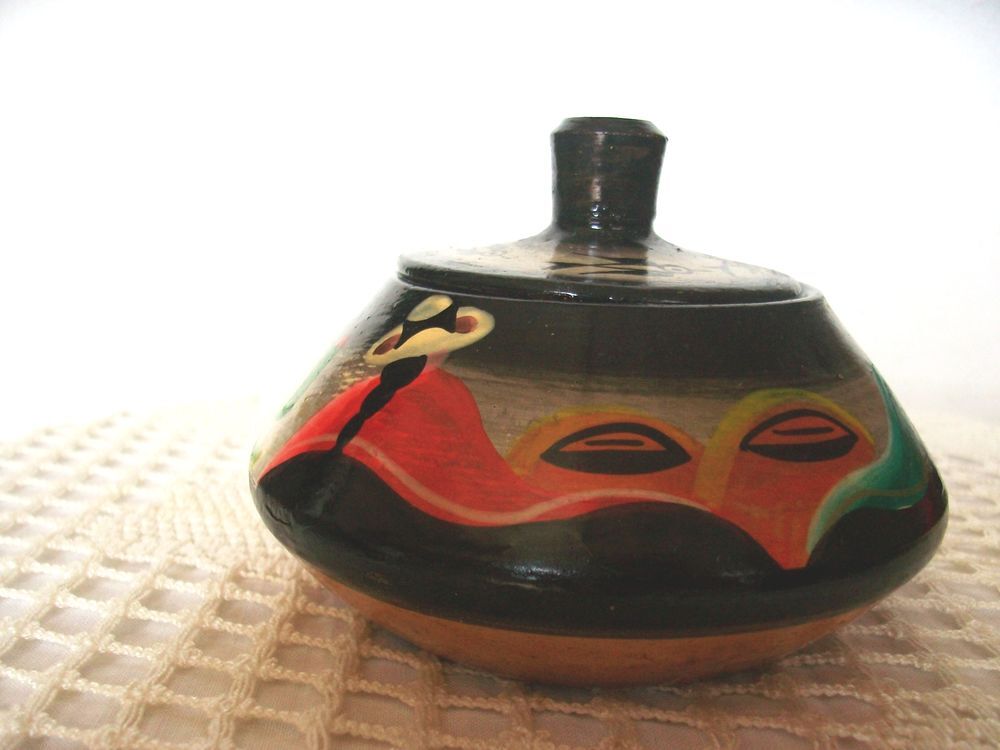 pot a th&eacute; mat&eacute; guarana &eacute;pices c&eacute;ramique des Andes Décoration