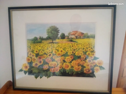 2 tableaux avec motifs tournesol 60 Marmande (47)