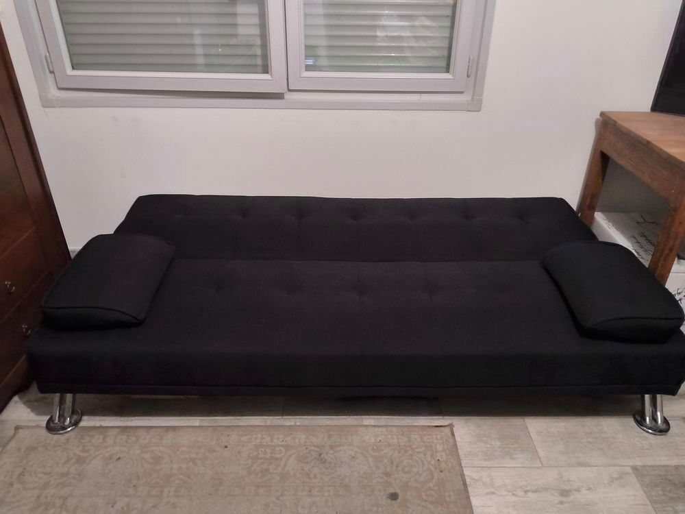 Banquette Clic-clac noire Meubles