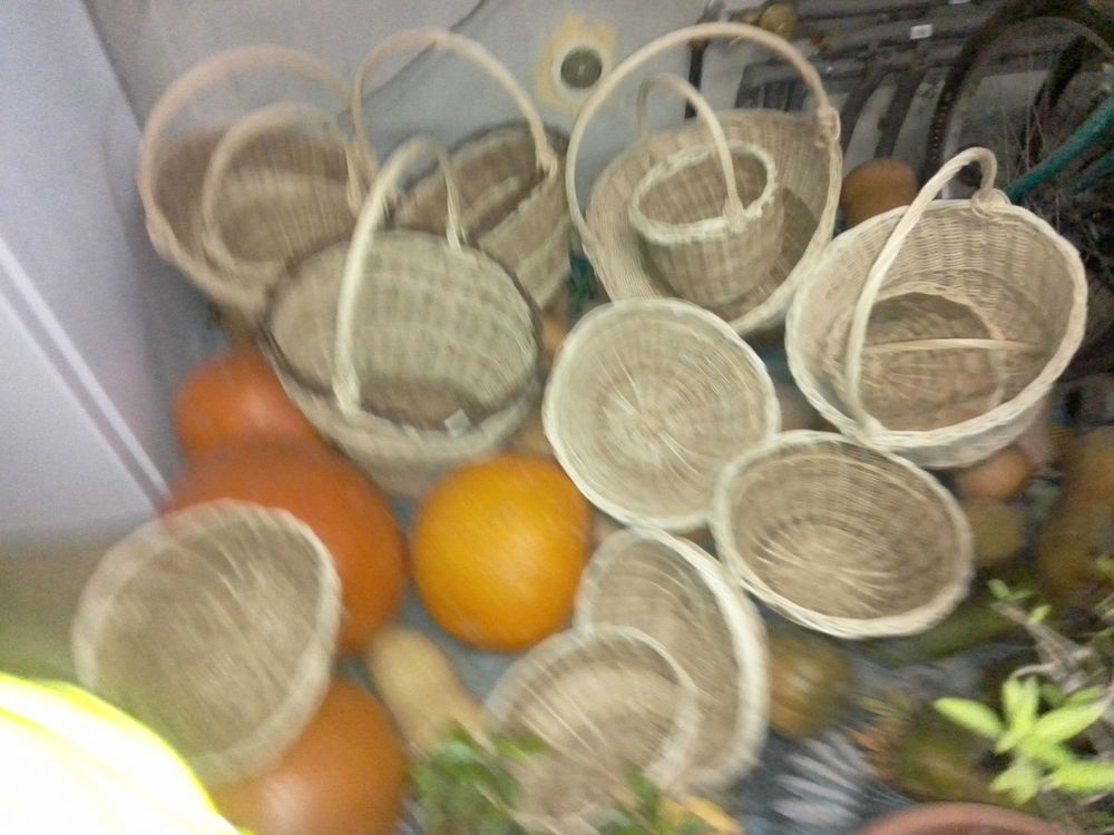 PANIERS DIVERS OSIER ROTIN Décoration