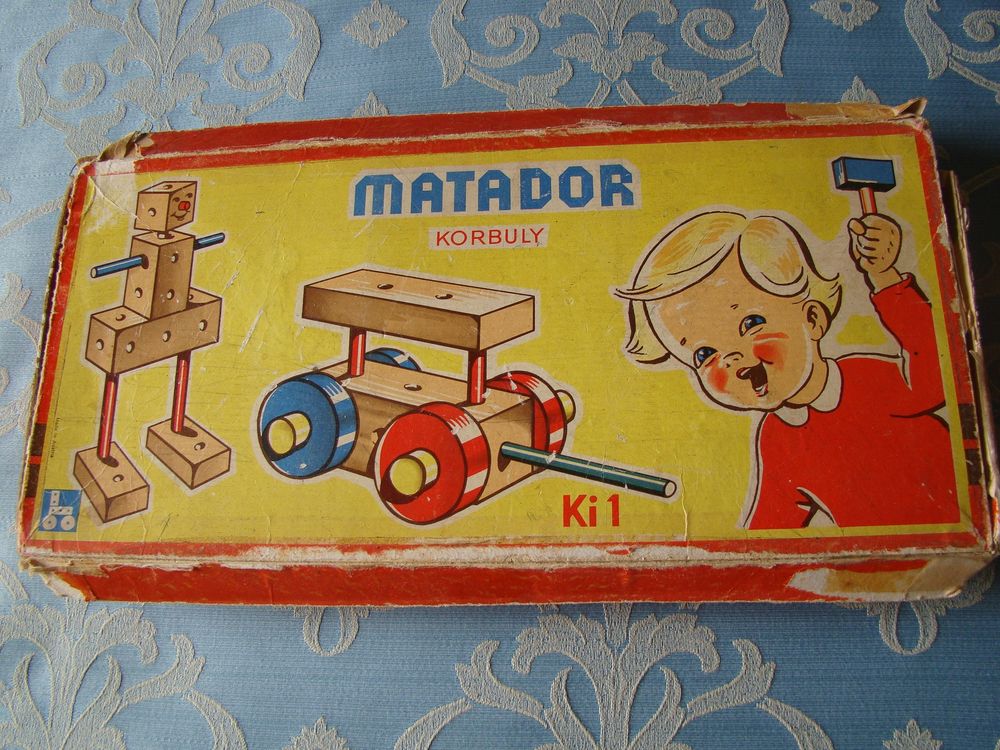Ancien jeu de construction Matador Korbuly Ki 1 ann&eacute;es 1950
Jeux / jouets