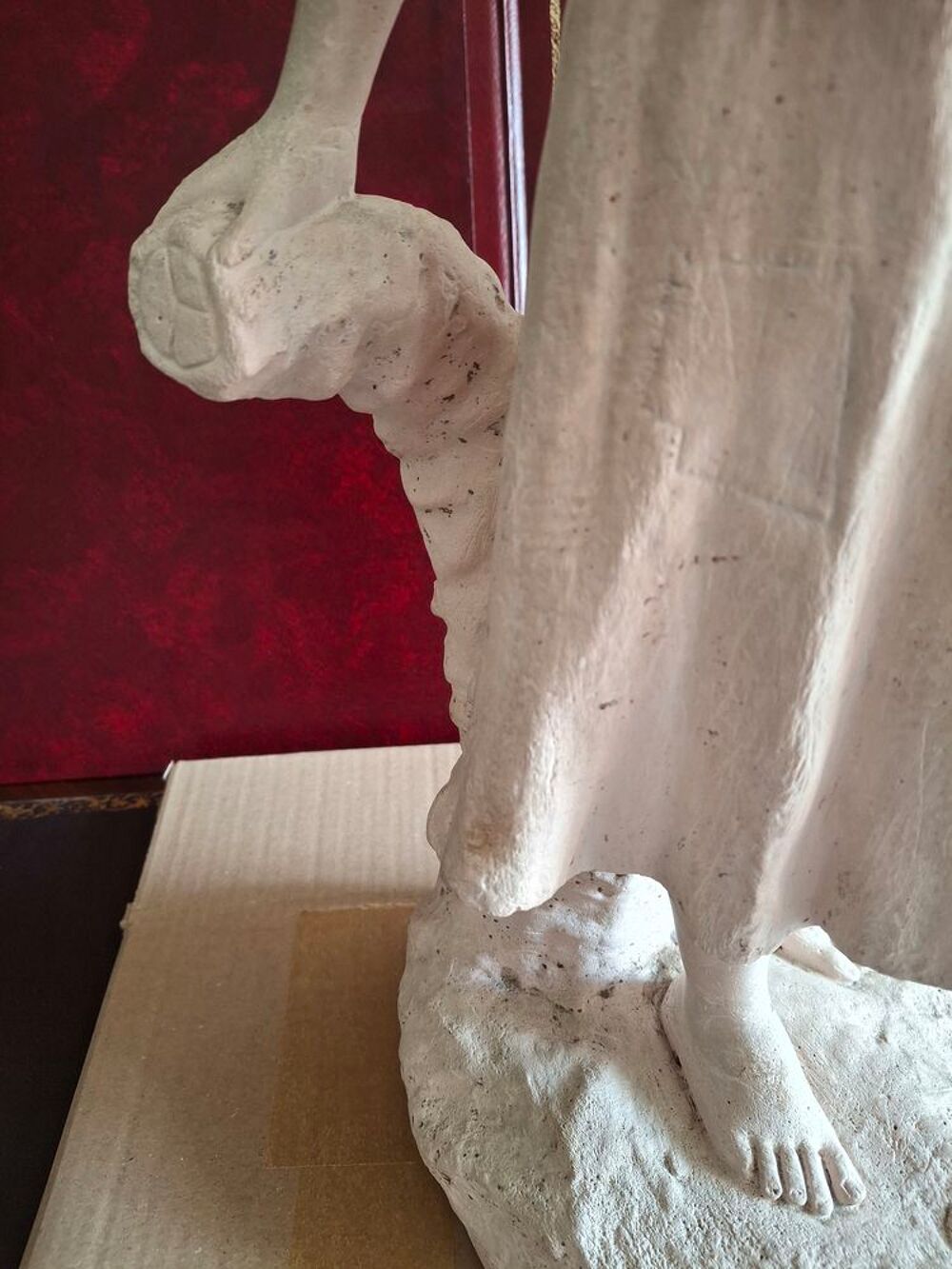 Sculpture Joueuse de mandoline hauteur 57,5 cm Décoration