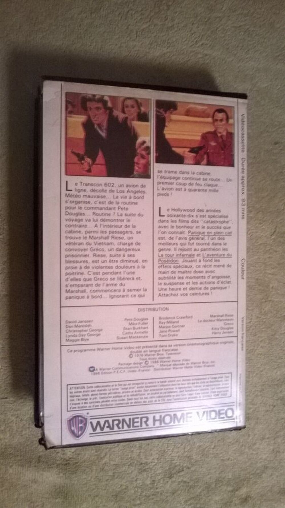 Panique en Plein Ciel (Robert Butler, 1976) (vhs) Photos/Video/TV