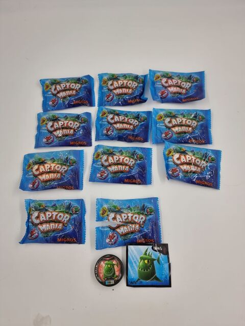 Lot de magn�tite de frigos Captor Mania (Migros) 1 Vulbens (74)