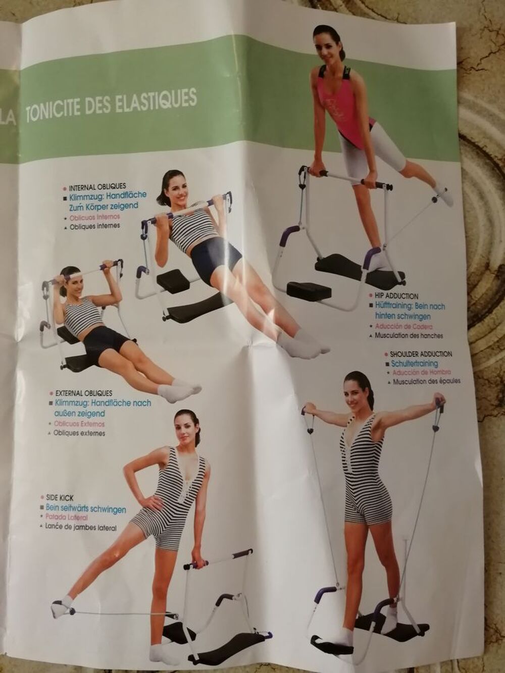 Appareil de support pour divers mouvements de sport Sports