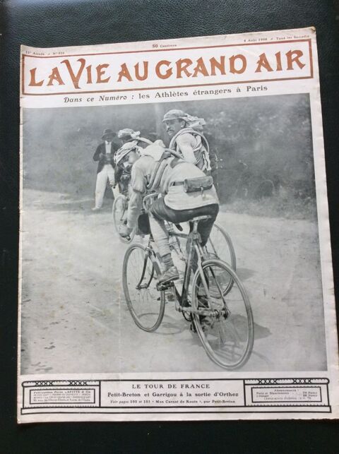 40 Magazines sportifs  La vie au grand air  de 1904 a 1910 1000 Saint-Cyr-sur-Morin (77)