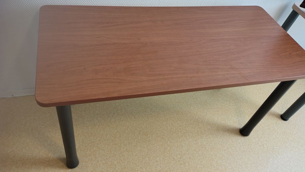 Table haute rectangulaire plateau couleur bois Meubles