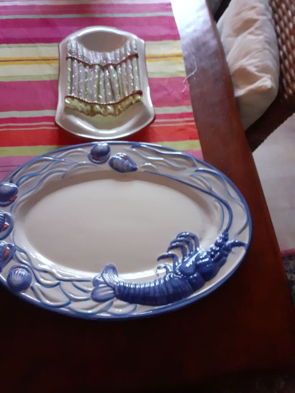 2 plats de service Décoration