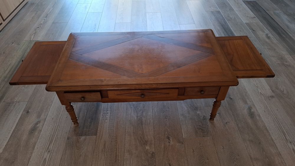 Table basse merisier massif copie d'ancien Meubles