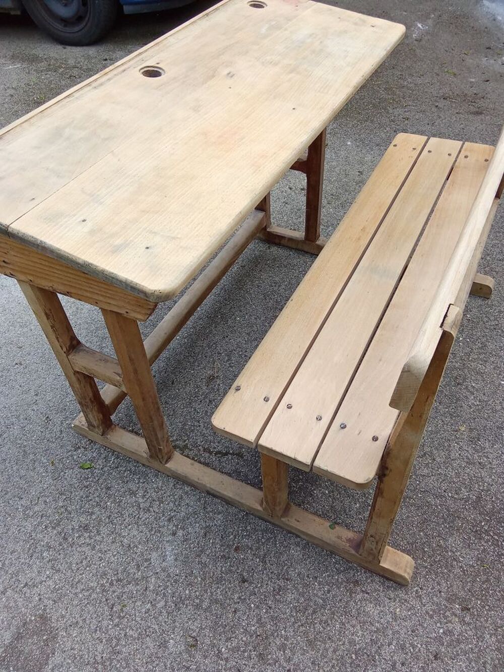 table d'&eacute;colier et bureau vintage Meubles